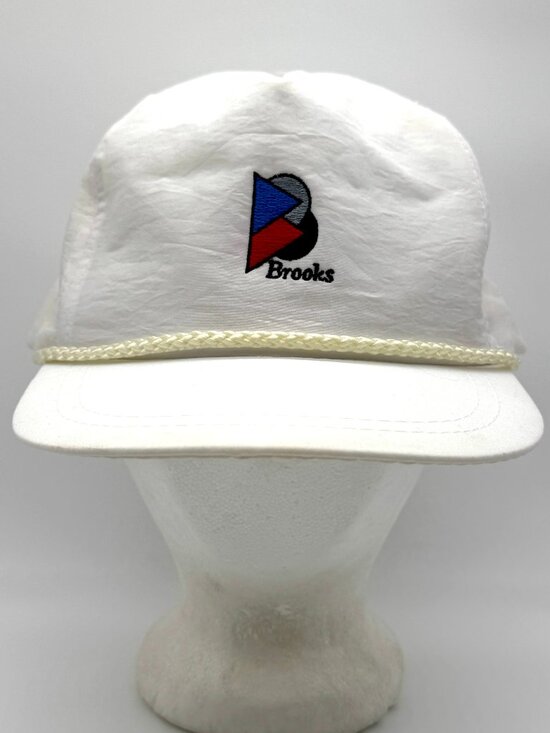 Brooks Other - Vintage Brooks Sports Snapback Rope Hat White Retro Running